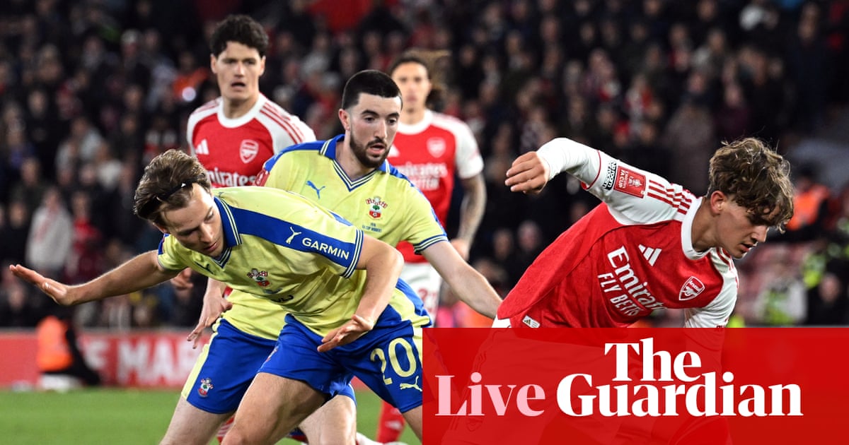 Southampton v Arsenal: FA Cup quarter-final – live