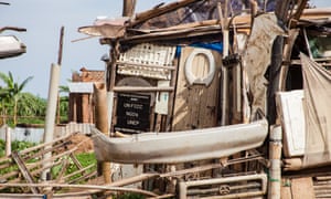 Una casa improvisada en Namuwongo