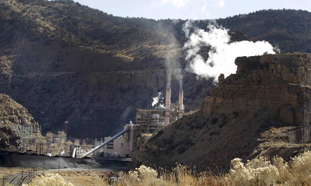The coal-fired Castle Gate Power Plant is pictured outside Helper, Utah.