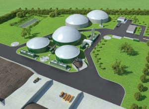 Ecotricity’s ‘green gas mill’ at Sparsholt College in Hampshire