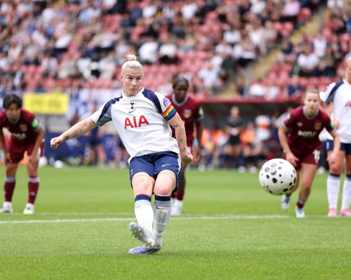 Ho’s Tottenham up and running as England penalty sinks West Ham