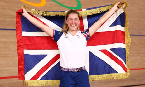 Gold medallist Laura Kenny of Great Britain
