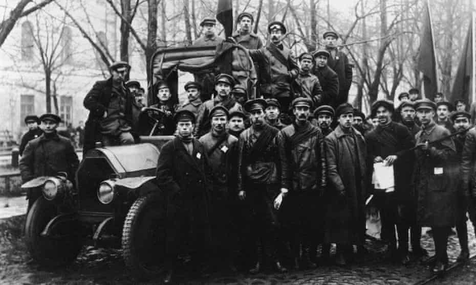 Red Army men in Petrograd, 1917