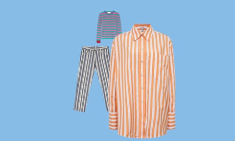 Stripey clothing composite