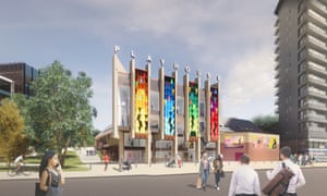 Artist’s rendering of the Leeds Playhouse’s new entrance.