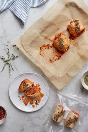 Nduja sausage rolls.