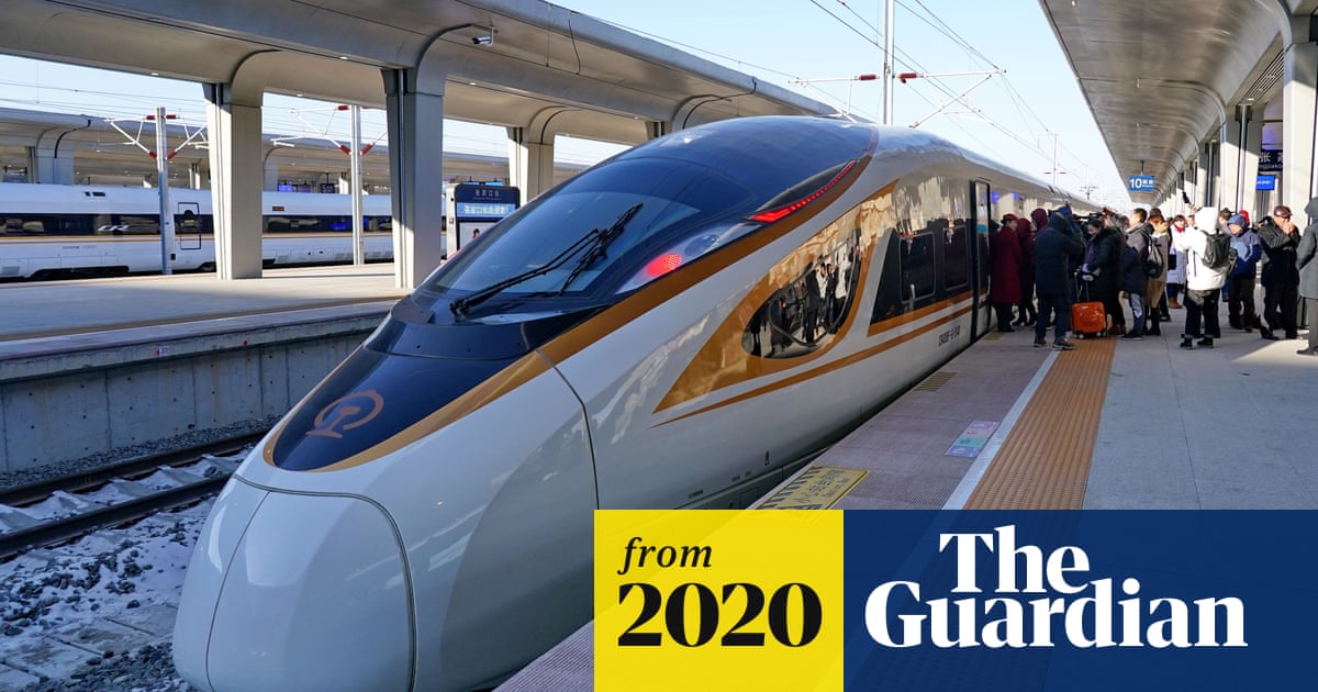 World S Fastest Driverless Bullet Train Launches In China Rail Travel The Guardian Smart Train Schedule 2022