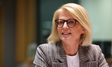 Sweden's finance minister, Elisabeth Svantesson