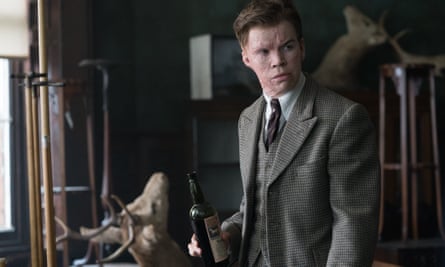 ‘He’s almost jumped forward in time to become an old man’ … Poulter as Roderick in The Little Stranger.