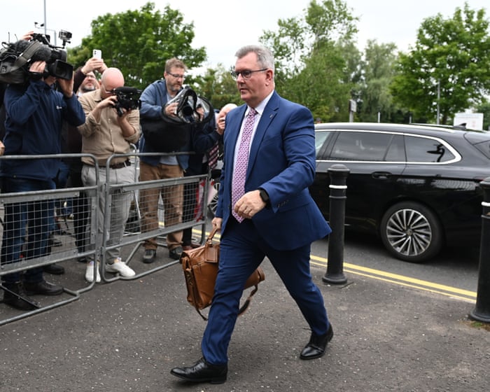 Former DUP leader Jeffrey Donaldson to be sentenced for child sexual abuse – latest updates