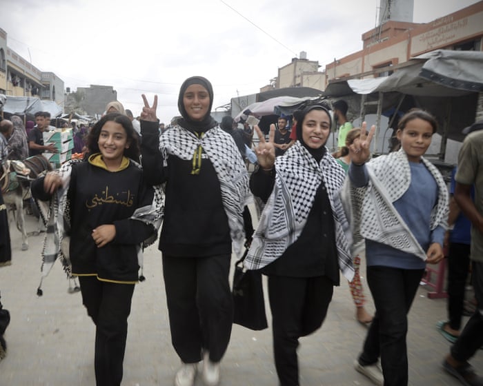 ‘Everyone is still afraid’: ceasefire deal brings relief to Gaza but fears remain over future