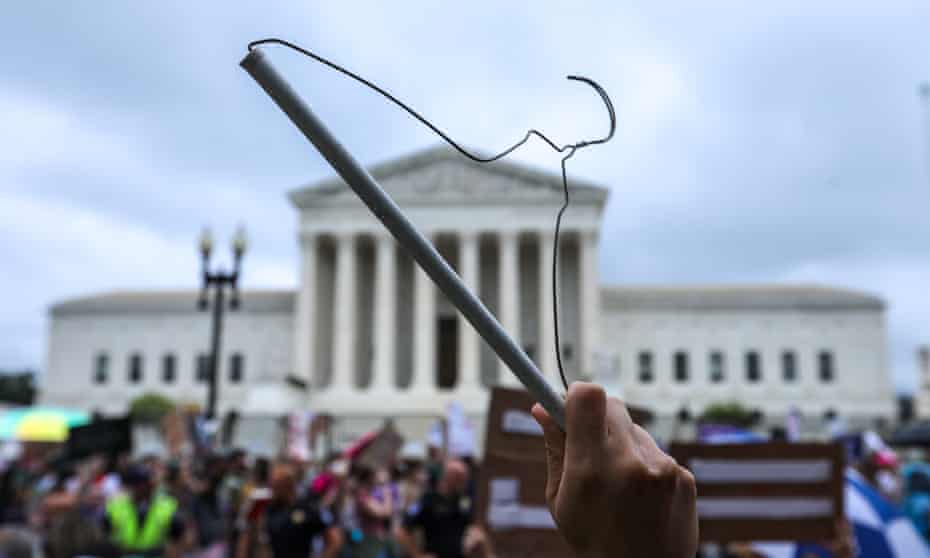 Thousands of people march for abortion rights in WashingtonWASHINGTON D.C., USA - MAY 14: Abortion rights demonstrators gather near the Washington Monument during a nationwide rally in support of abortion rights in Washington, D.C., US, on May 14, 2022. (Photo by Yasin Ozturk/Anadolu Agency via Getty Images)