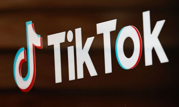 The TikTok logo outside the company’s US head office in Culver City, California.