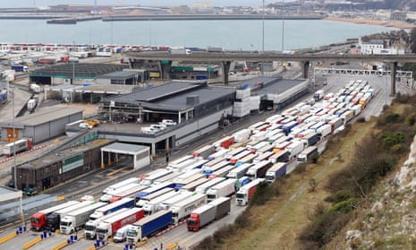 Lorries at Dover