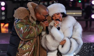 Ja Rule and Ashanti perform during the New Year’s Eve celebrations in Times Square.
