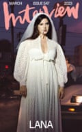 Interview magazine cover 2023, Lana Del Rey, photographed by Nadia Lee Cohen