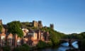 Durham Castle overlooking the River Wear