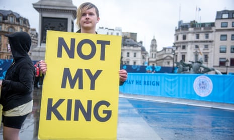 Anti-monarchists staged a protest in Trafalgar Square during the coronation of King Charles III calling for the monarchy to be abolished in the UK. British police arrested 52 protesters.