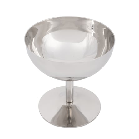 Metal sundae cup