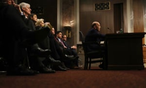 Ross testifies at his confirmation hearing in January.