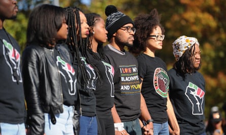 An anti-racist rally at the University of Missouri in 2015.