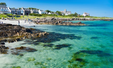 Tangible history: Martyr’s Bay on the Isle of Iona.