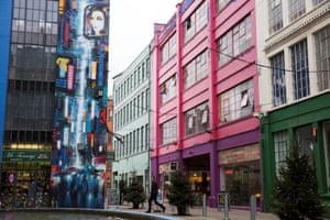 The Custard Factory area of Digbeth in Birmingham, which houses many indipendant creative businesses.