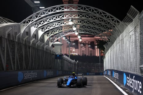 Carlos Sainz in Singapore