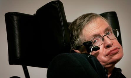 The late Stephen Hawking, who died in March.