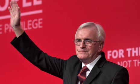 Shadow chancellor John McDonnell has pledged to renationalise the rail companies and utilities