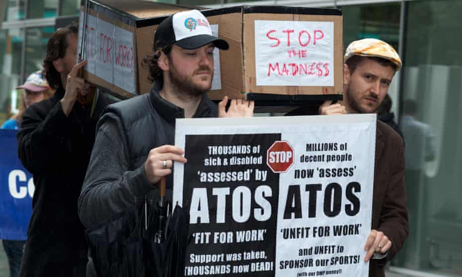 Anti-Atos protestors.