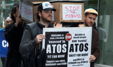 Protests against the ATOS contract and Work Capability Assessments. A study linked WCAs with an extra 590 suicides but the Department for Work and Pensions described the study as ‘misleading’. 