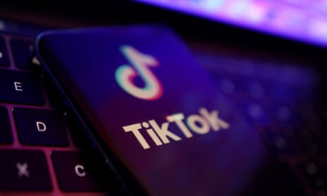 TikTok app logo seen on a phone screen