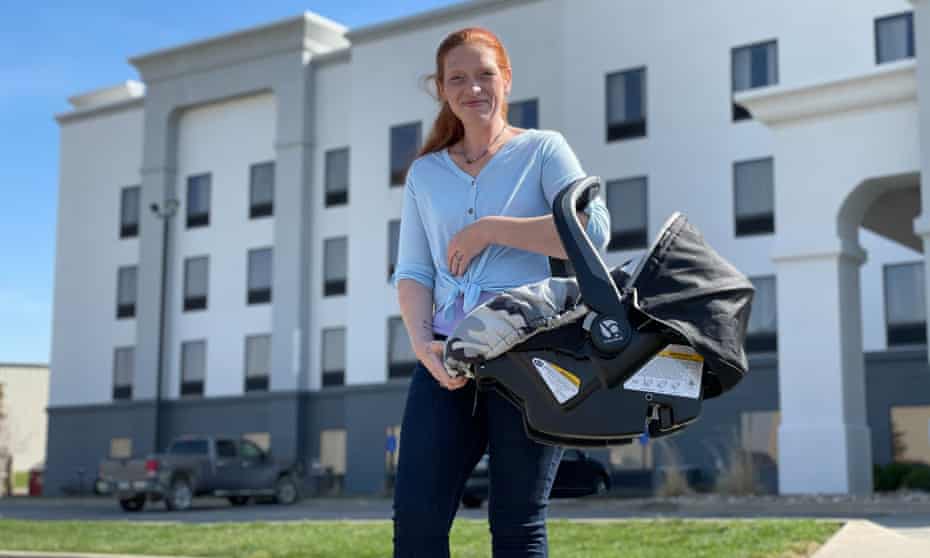 Kari Fisher and her family have spent six months at a Hampton Inn &amp; Suites after the derecho destroyed their former home.