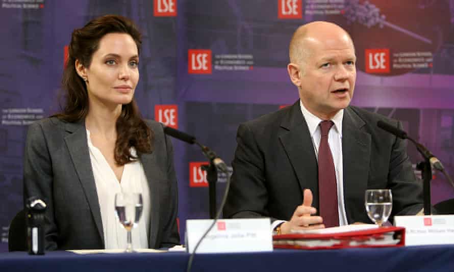 Angelina Jolie and William Hague
