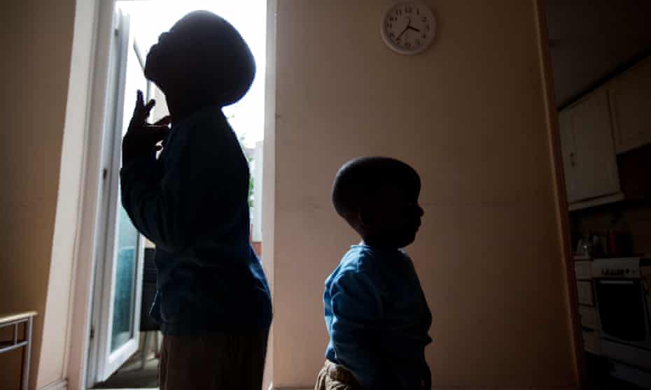 Ibrahim, four, and his brother Imran, 16 months, were in detention at Yarl’s Wood for three months.
