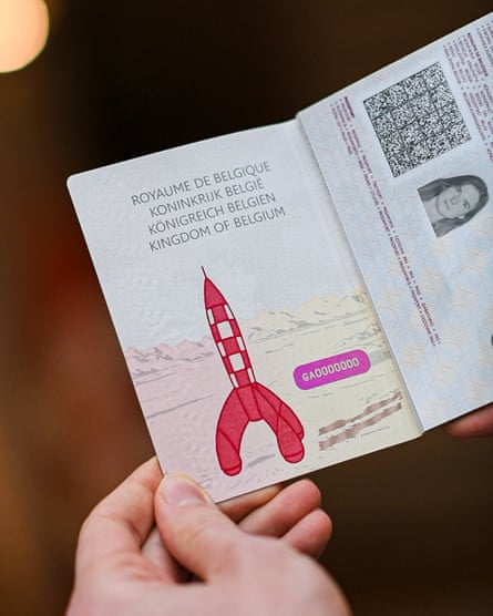 The new Belgian passport.