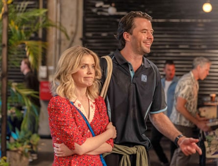 Nice new beaux … Ashley (Harriet Dyer), and David (Thomas Coquerel) in Colin from Accounts.