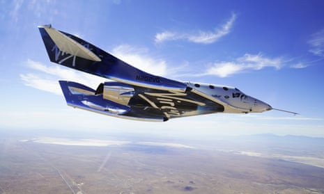 Virgin Galactic's VSS Unity on its second supersonic flight.
