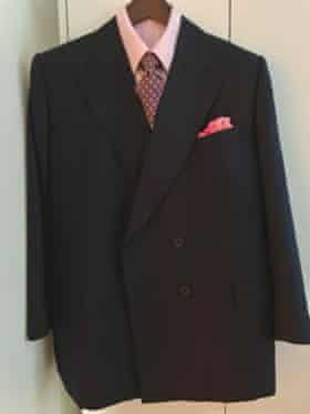 One of Simon Taylor’s new suits.