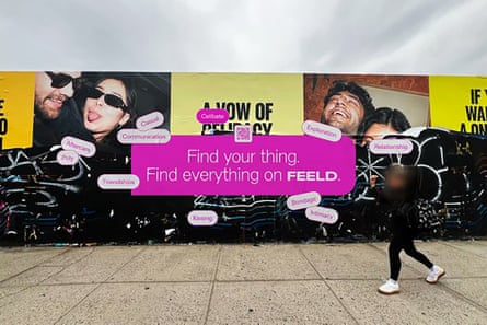 Billboard campaign by Feeld