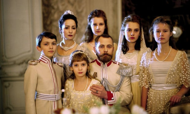 An elaborately choreographed procession of tableaux and set pieces ... Russian Ark.