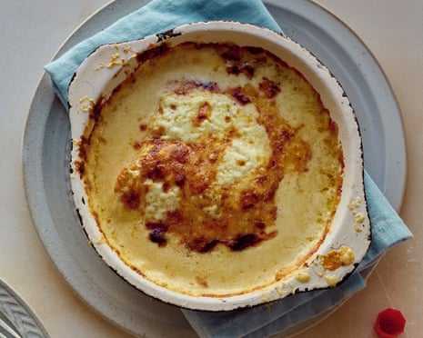 Henry Harris' baked smoked haddock and parmesan.