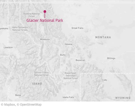 Glacier National Park map