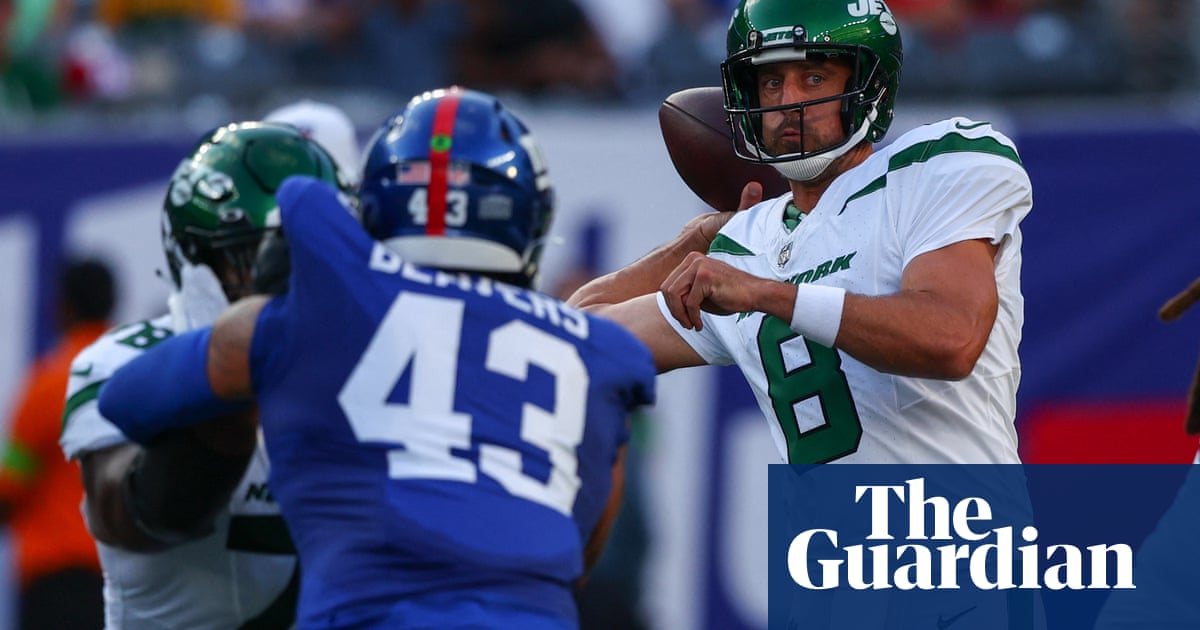 Aaron Rodgers caps brief New York Jets preseason debut with touchdown pass – The Guardian