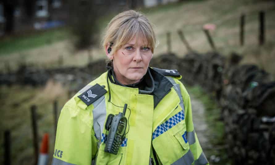 Sarah Lancashire as Sergeant Catherine Cawood in Happy Valley. Photograph: Ben Blackall/BBC/PA Wire