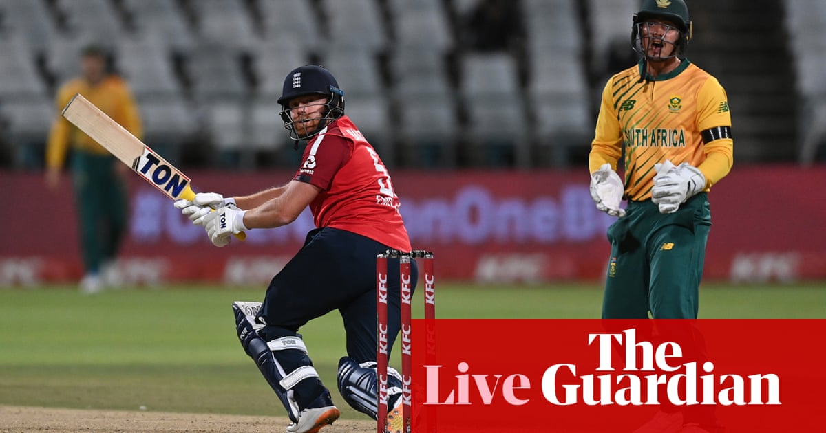 England chasing 180 to beat South Africa: first mens Twenty20 international – live!