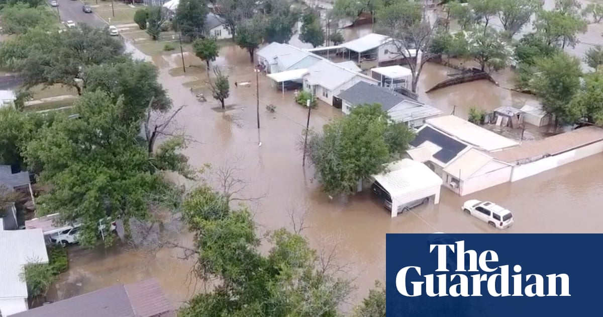 Drone footage shows extent of deadly Texas flooding – video | Texas Drone footage shows extent of deadly Texas flooding – video | Texas