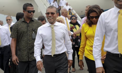 Former Maldives president who sought asylum in UK returns home | Mohamed  Nasheed | The Guardian
