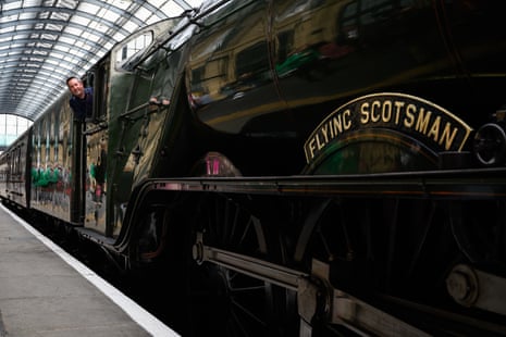 The Flying Scotsman centenary celebrations were launched At London King's Cross station.